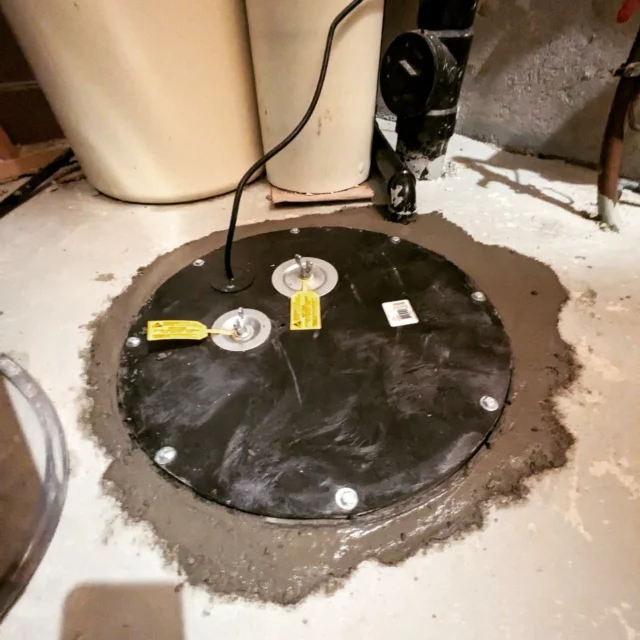 a sump pump installation in mississauga this week! 🪨⚒️💧

#mississaugabasementwaterproofing #sumppump #foundationrepairspecialists #basementwaterproofing #sumppump #since1975