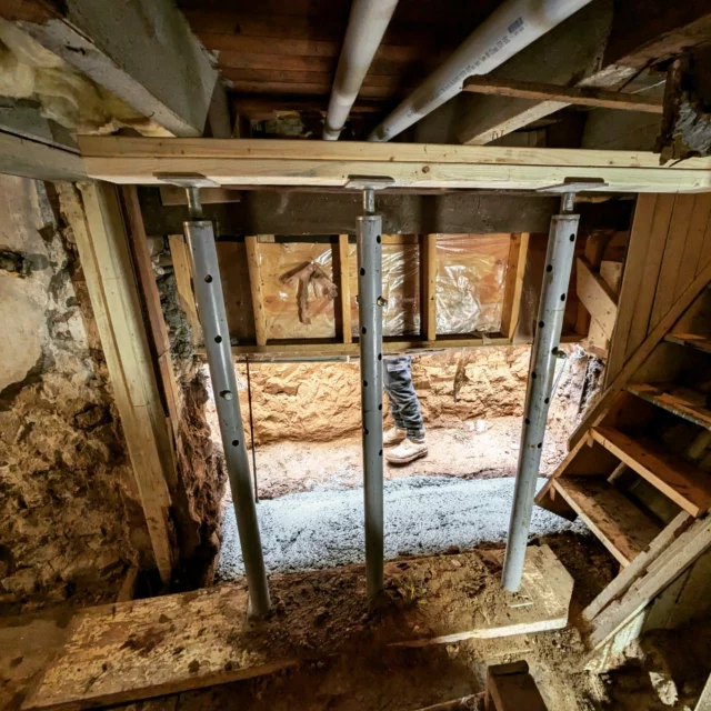 structural shoring and foundation wall replacement in burlington this week! ⚒️🪨📸

#foundationrepair #foundationrepairspecialists #foundationreplacement #structuralfoundationrepair #basementfoundationrepair #basementwaterproofing #burlingtonfoundationrepair #since1975