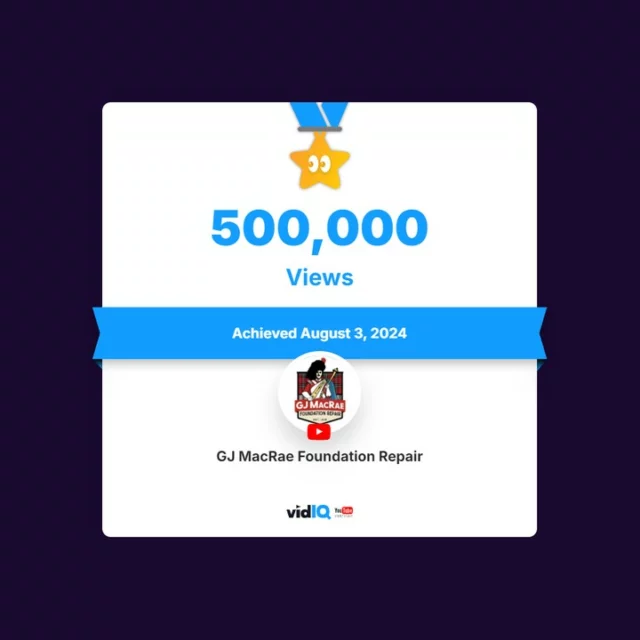 @gjmacrae - 500,000 youtube views and counting, stay tuned!!🎉