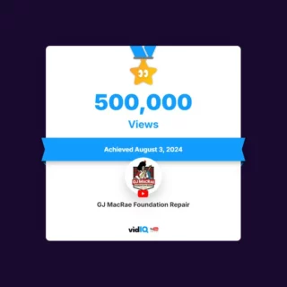@gjmacrae - 500,000 youtube views and counting, stay tuned!!🎉