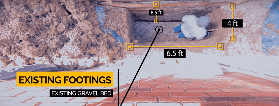 Existing Footings